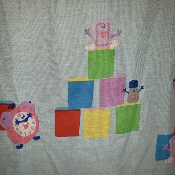 Blues Clues Toddler Flat Bed Sheet Novelty Child Kid Dan River Y2K Nostalgia - Picture 4 of 8